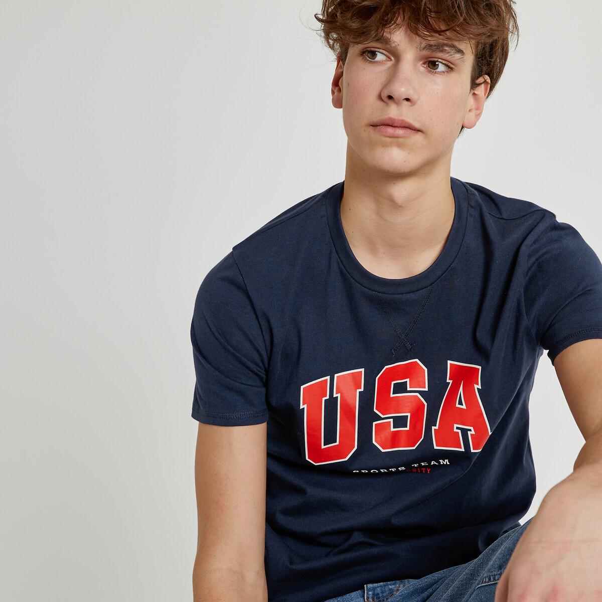 Image of 2er-pack T-shirts Mit Campus-print Jungen Blau M