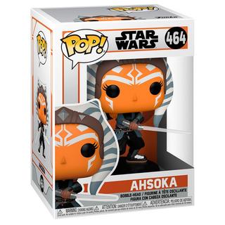 Funko  Figura POP di Star Wars Mandalorian Ahsoka con sciabole 