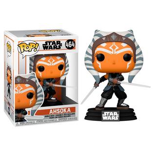 Funko  Figura POP di Star Wars Mandalorian Ahsoka con sciabole 