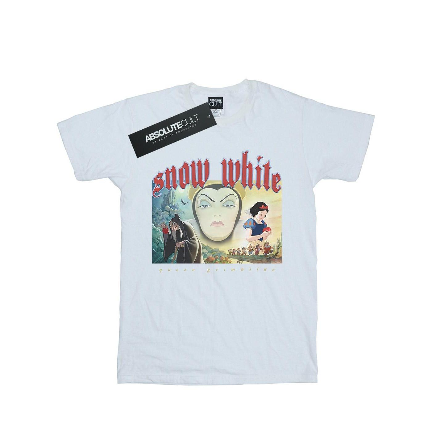 Image of Snow White And Queen Grimhilde Tshirt Damen Weiss L