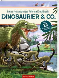 Mein riesengroßes Wimmel-Such-Buch: Dinosaurier & Co Flad, Antje (Illustrationen) Couverture rigide 