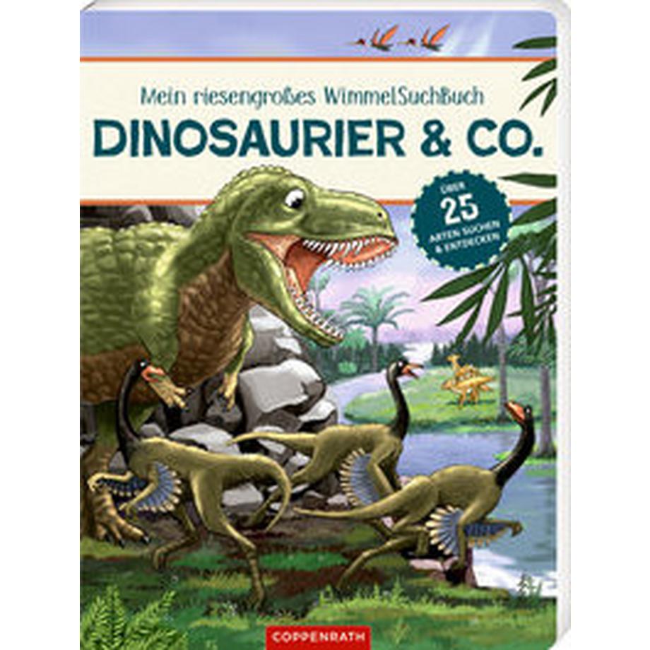 Mein riesengroßes Wimmel-Such-Buch: Dinosaurier & Co Flad, Antje (Illustrationen) Gebundene Ausgabe 