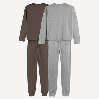 La Redoute Collections  2er-Set Pyjamas aus Baumwolljersey 
