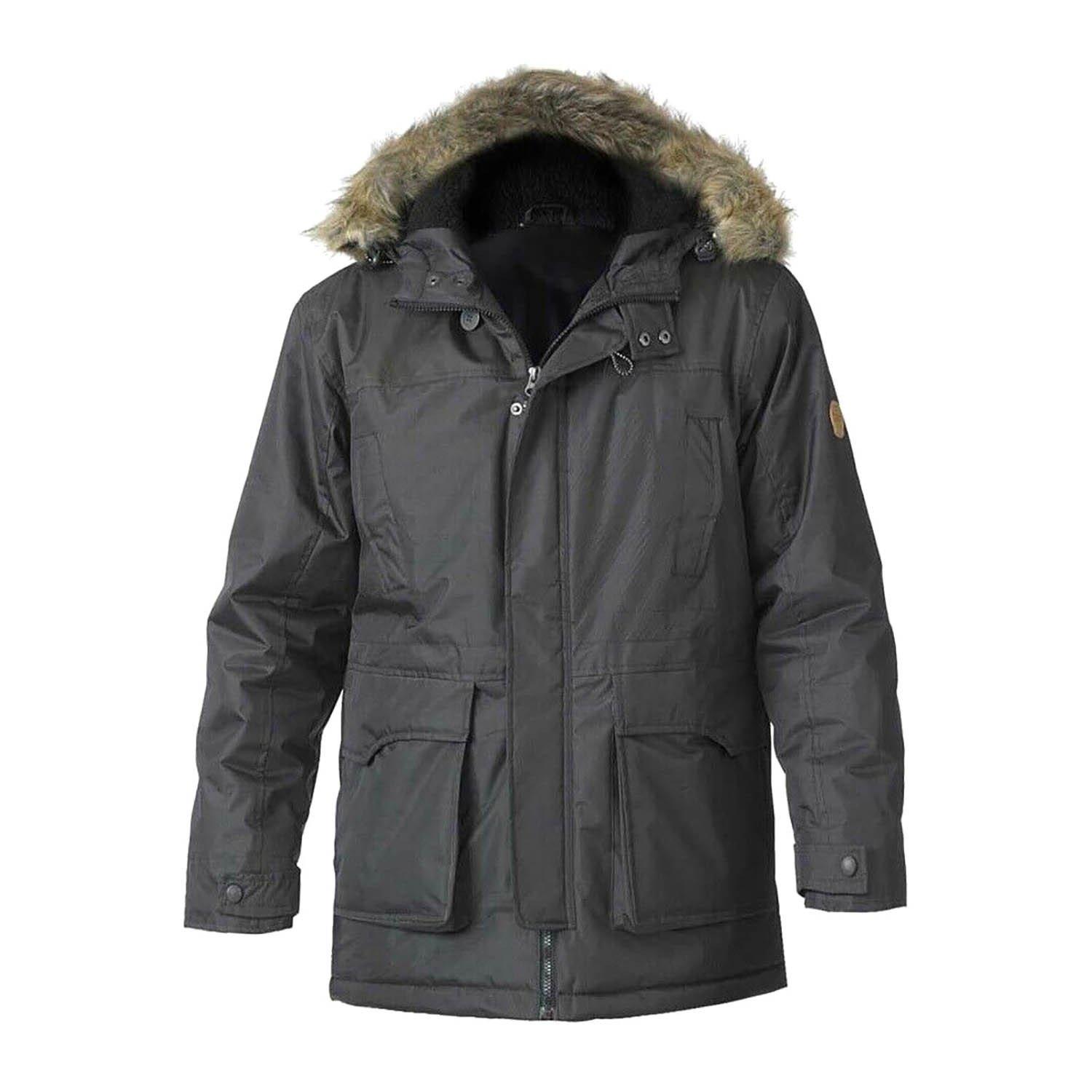 Image of Lovett D555 Parka Mit Kunstfellbesatz Herren Khaki 6XL