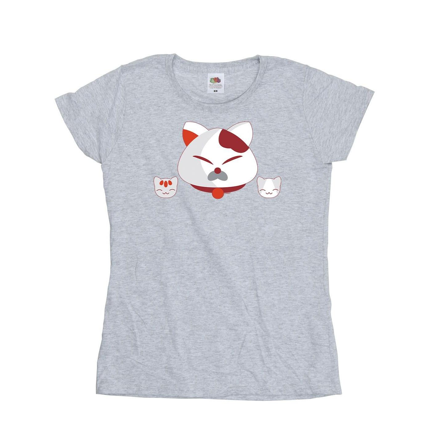 Image of Big Hero 6 Baymax Kitten Heads Tshirt Damen Grau XXL