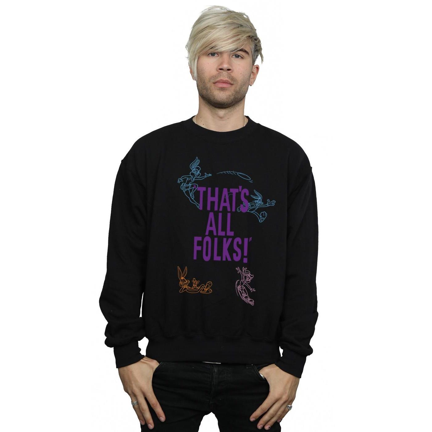 LOONEY TUNES  That's All Folks Sweatshirt 