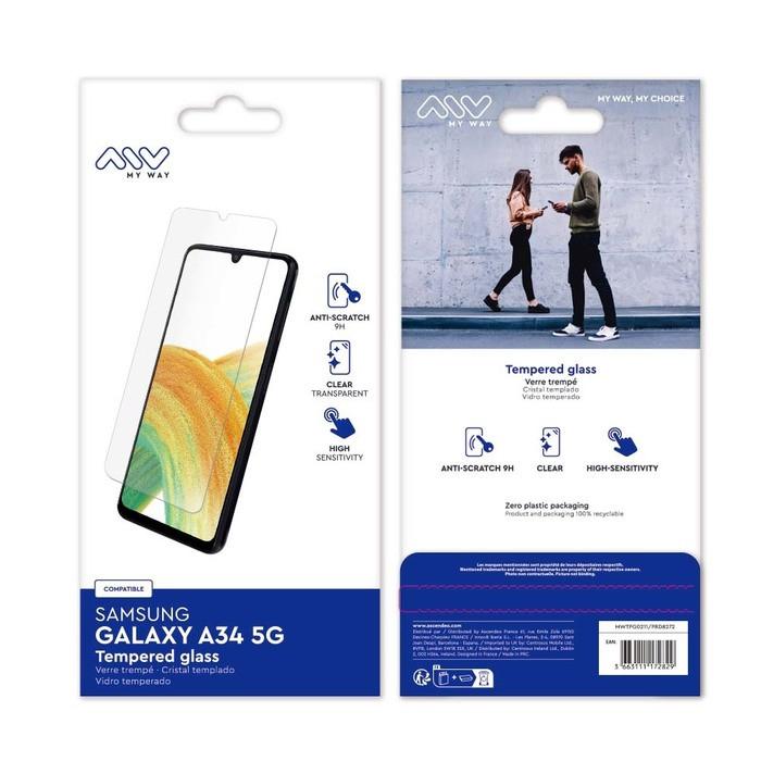 MYWAY  Vetro temperato per Samsung A34 5G 