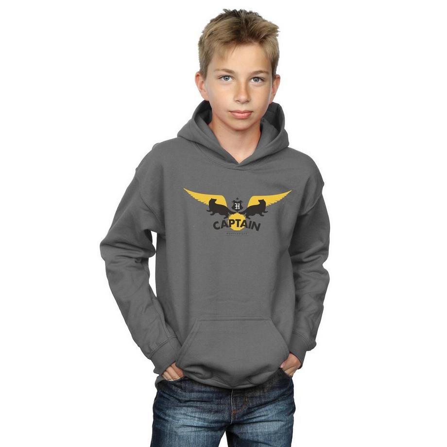HARRY-POTTER  Sweat à capuche HUFFLEPUFF 