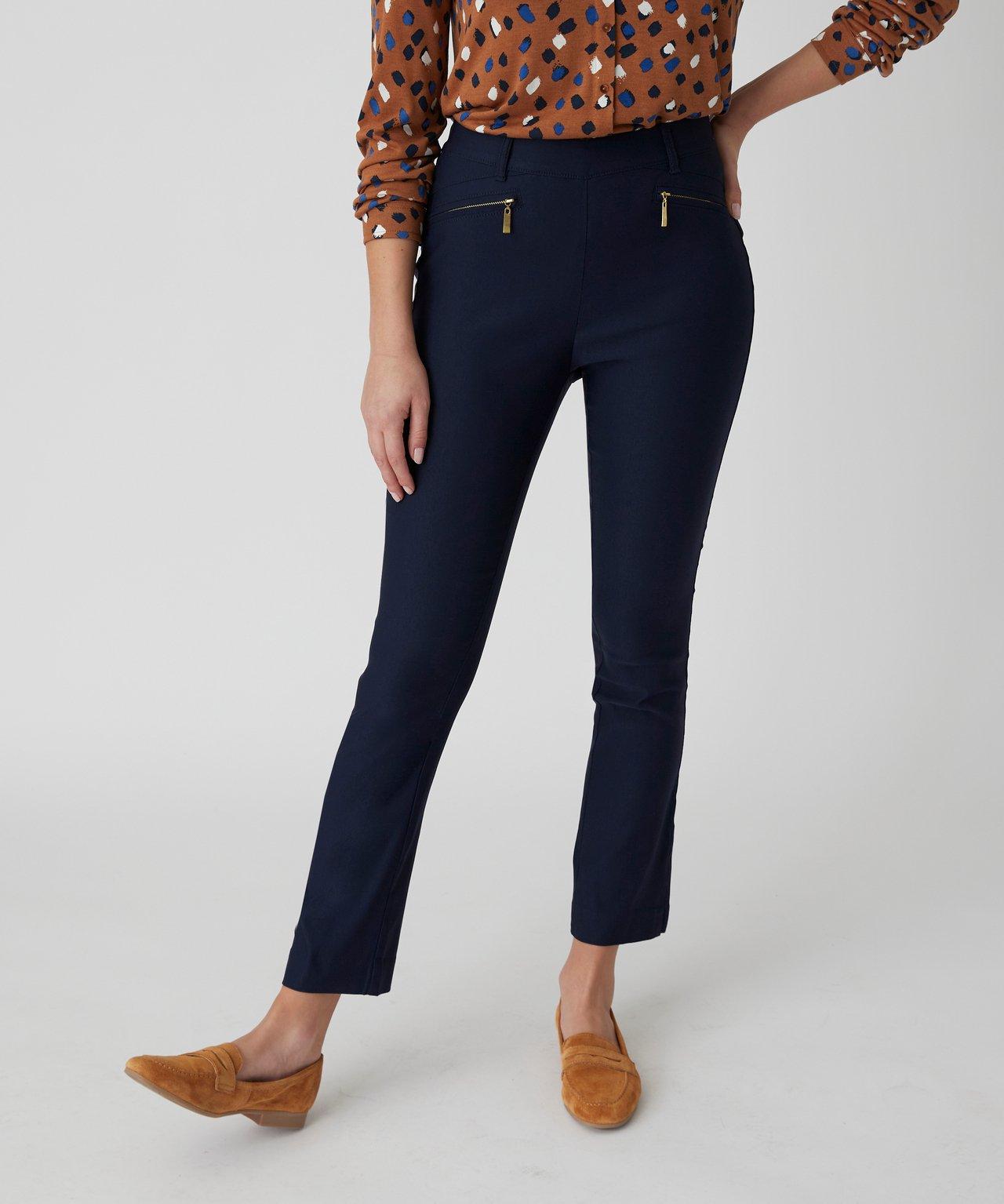 Image of Komfortable 7/8-hose. Damen Blau 38