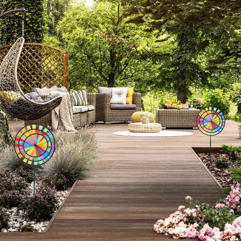 B2X  Windmühle Regenbogen - 2er Set 