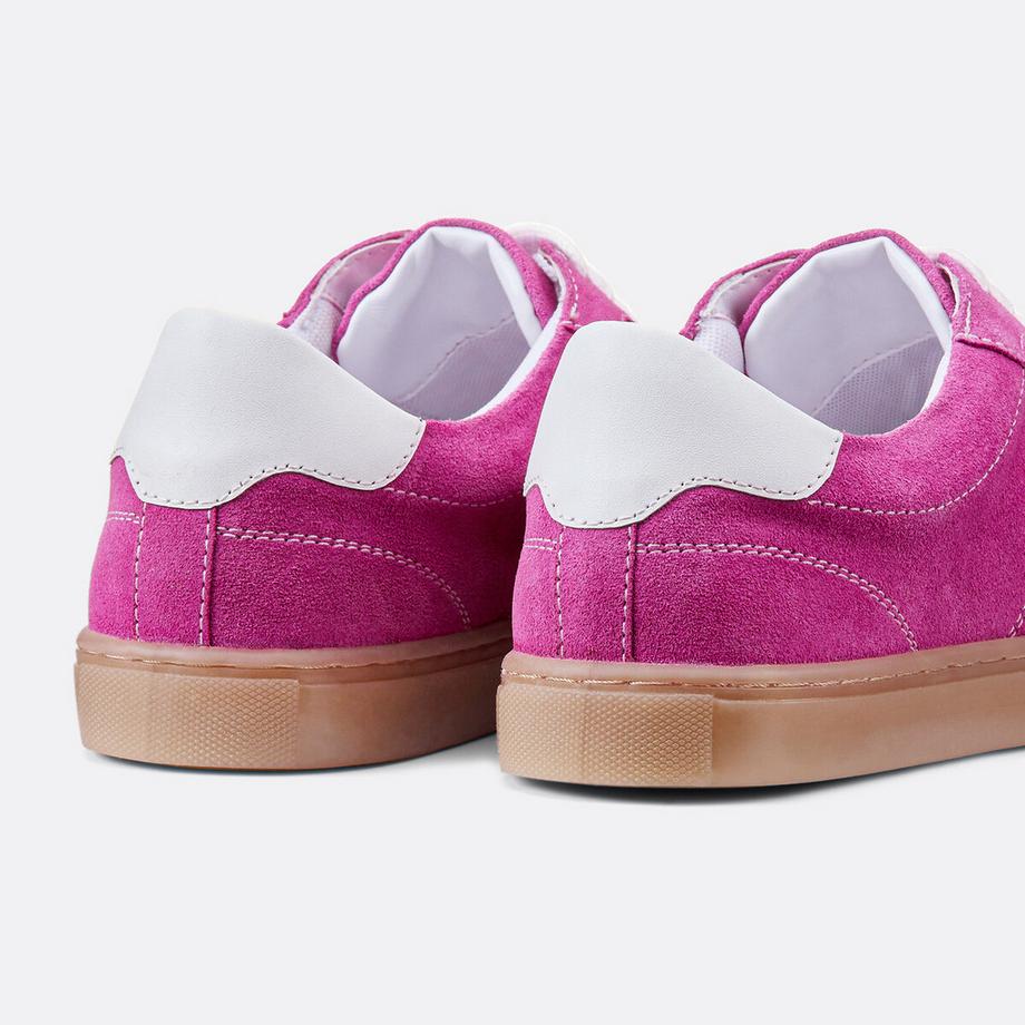 La Redoute Collections  Retro-Sneakers aus Veloursleder 