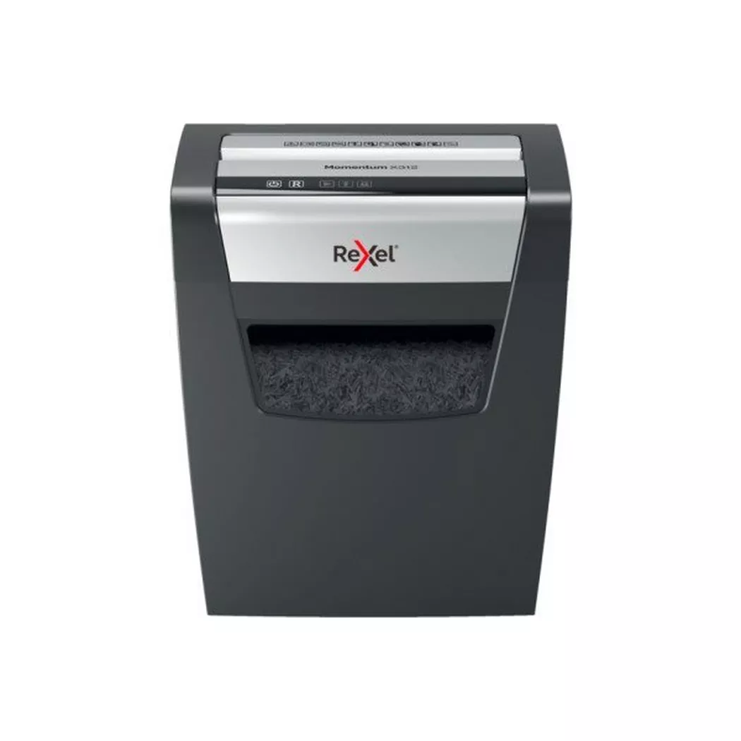 Rexel – Aktenvernichter Momentum 2104572EU X312, P-3, 23lt, Schwarz