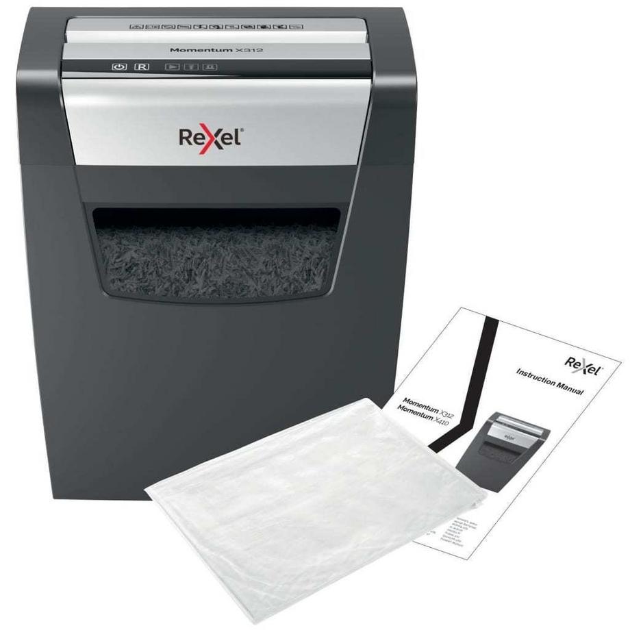 Rexel REXEL Aktenvernichter Momentum 2104572EU X312, P-3, 23lt  