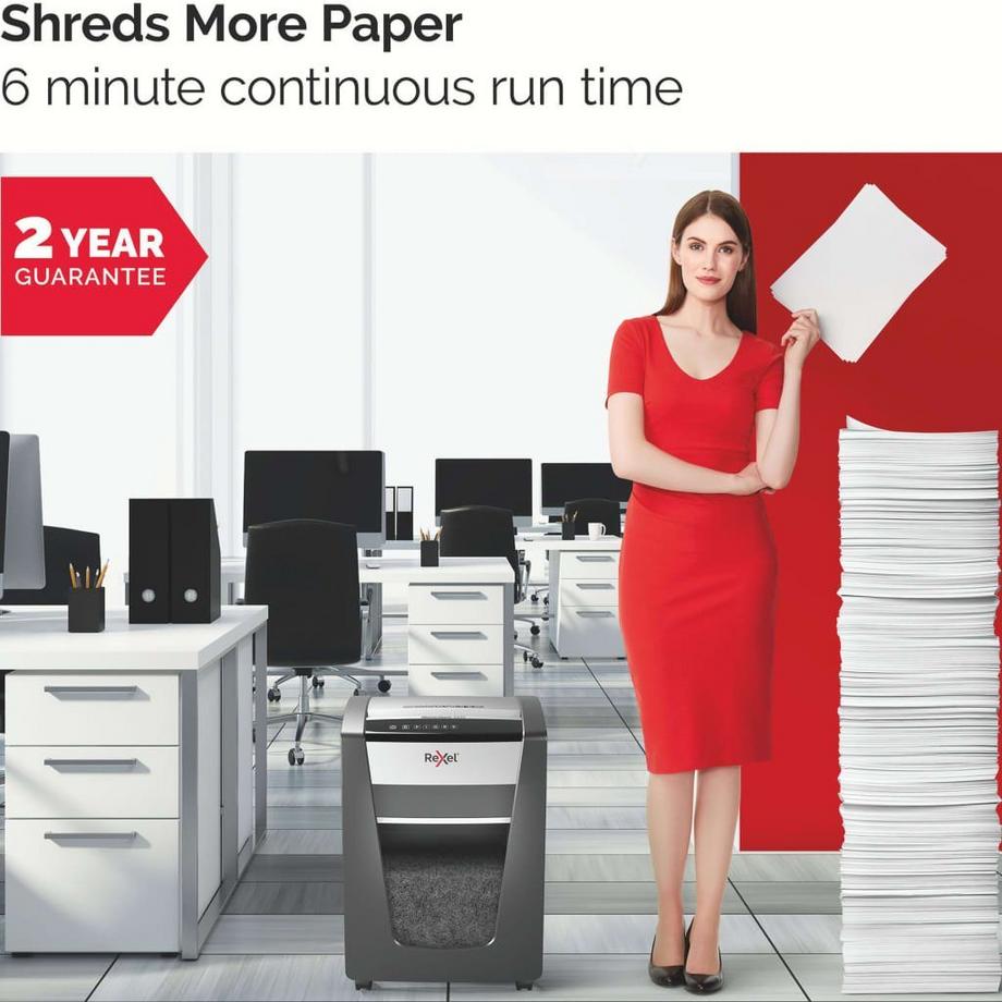 Rexel REXEL Aktenvernichter Momentum 2104572EU X312, P-3, 23lt  