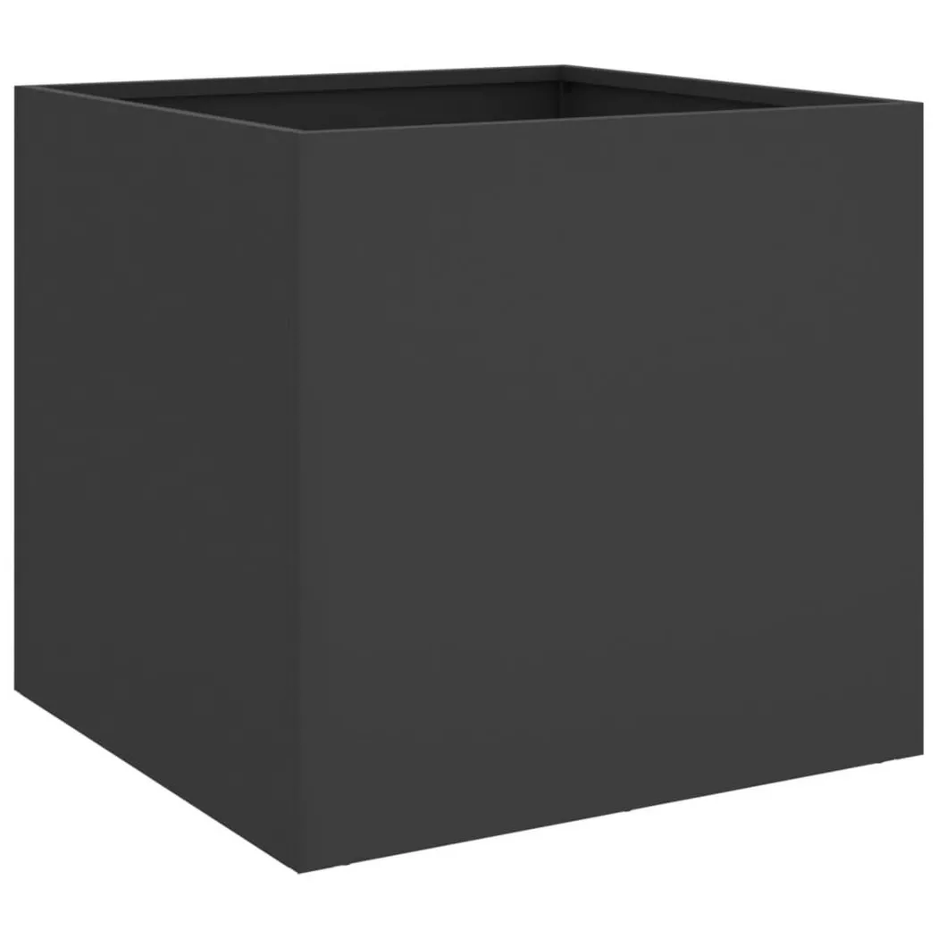 VidaXL - Jardinière acier, One Size, Noir