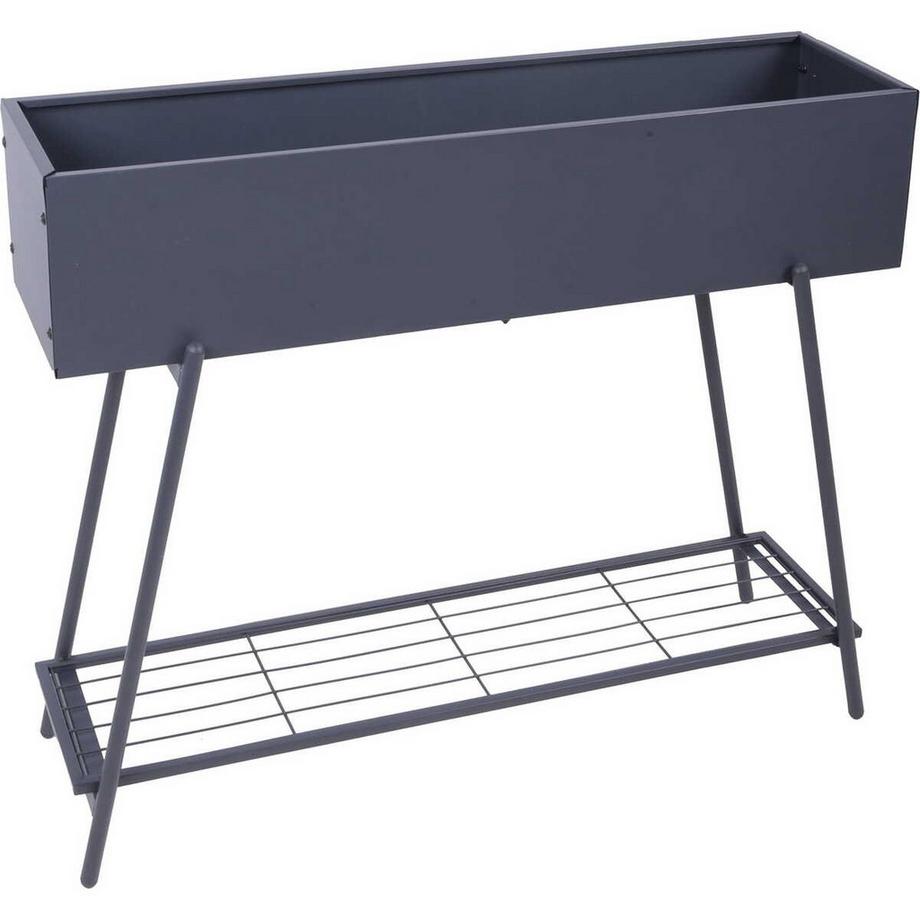 Bac à fleurs Jasmin acier anthracite