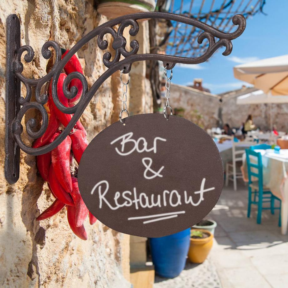 B2X  Hängendes Ladenschild 