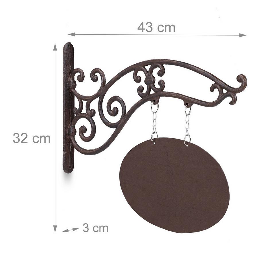 B2X  Hängendes Ladenschild 