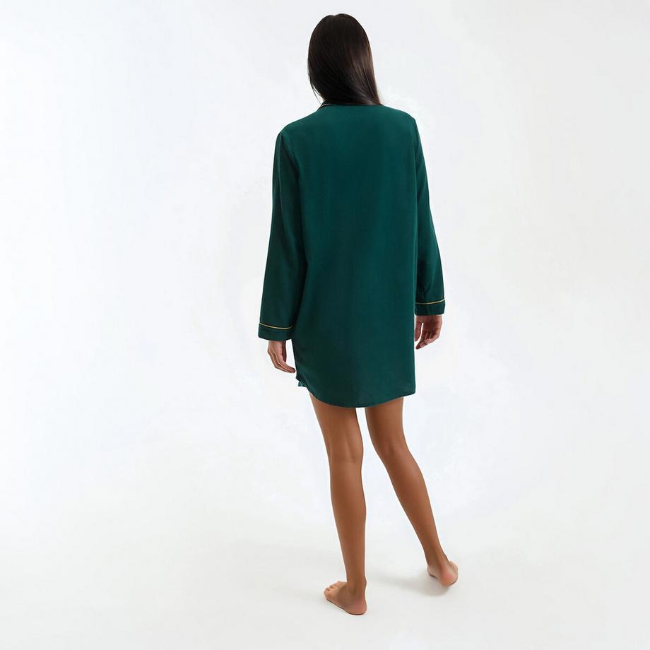 La Redoute Collections Camicia da notte in flanella puro cotone  