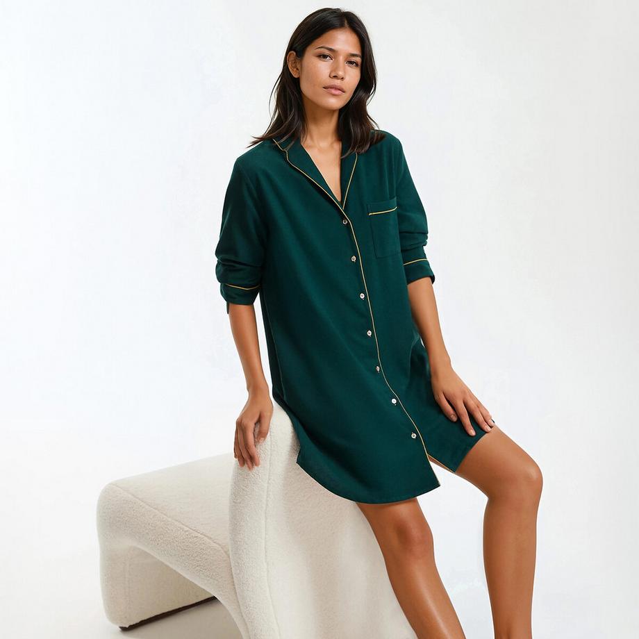 Flanell-Liquette aus reiner Baumwolle