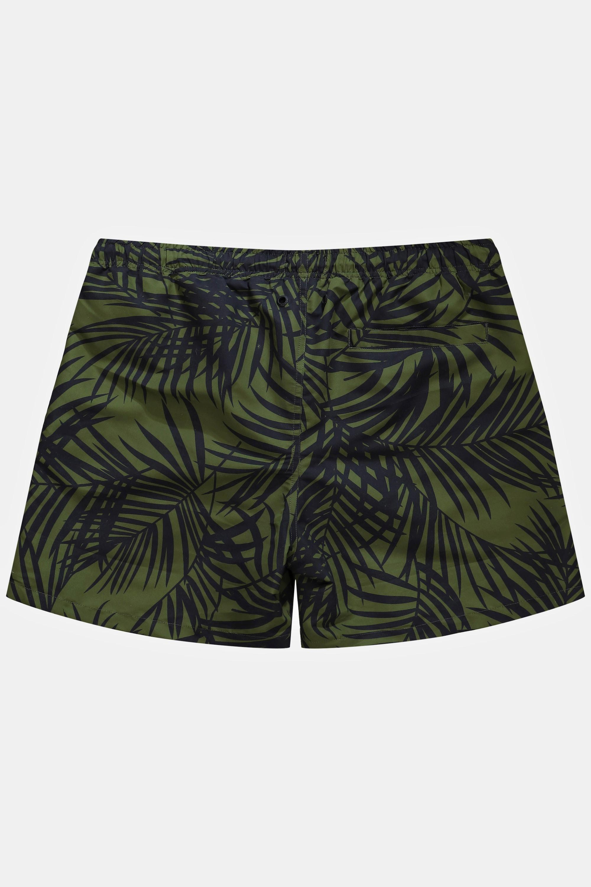 JP1880  Badeshorts, Beachwear, Elastikbund, allover Print 