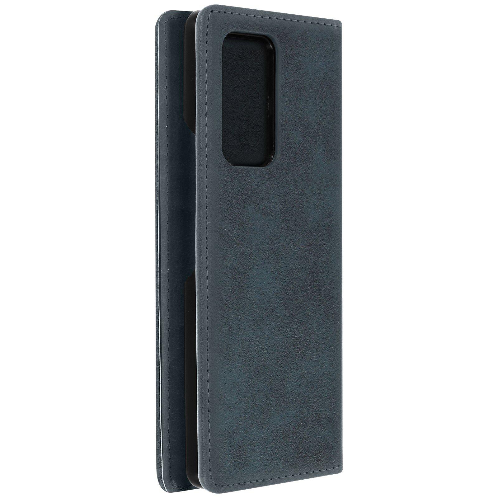 Avizar  Coque Samsung Z Fold 2 Clapet Bleu Nuit 