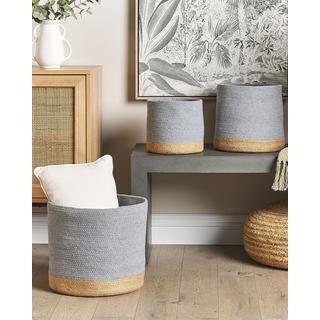 Beliani Korb en Cotone Boho BASIMA  