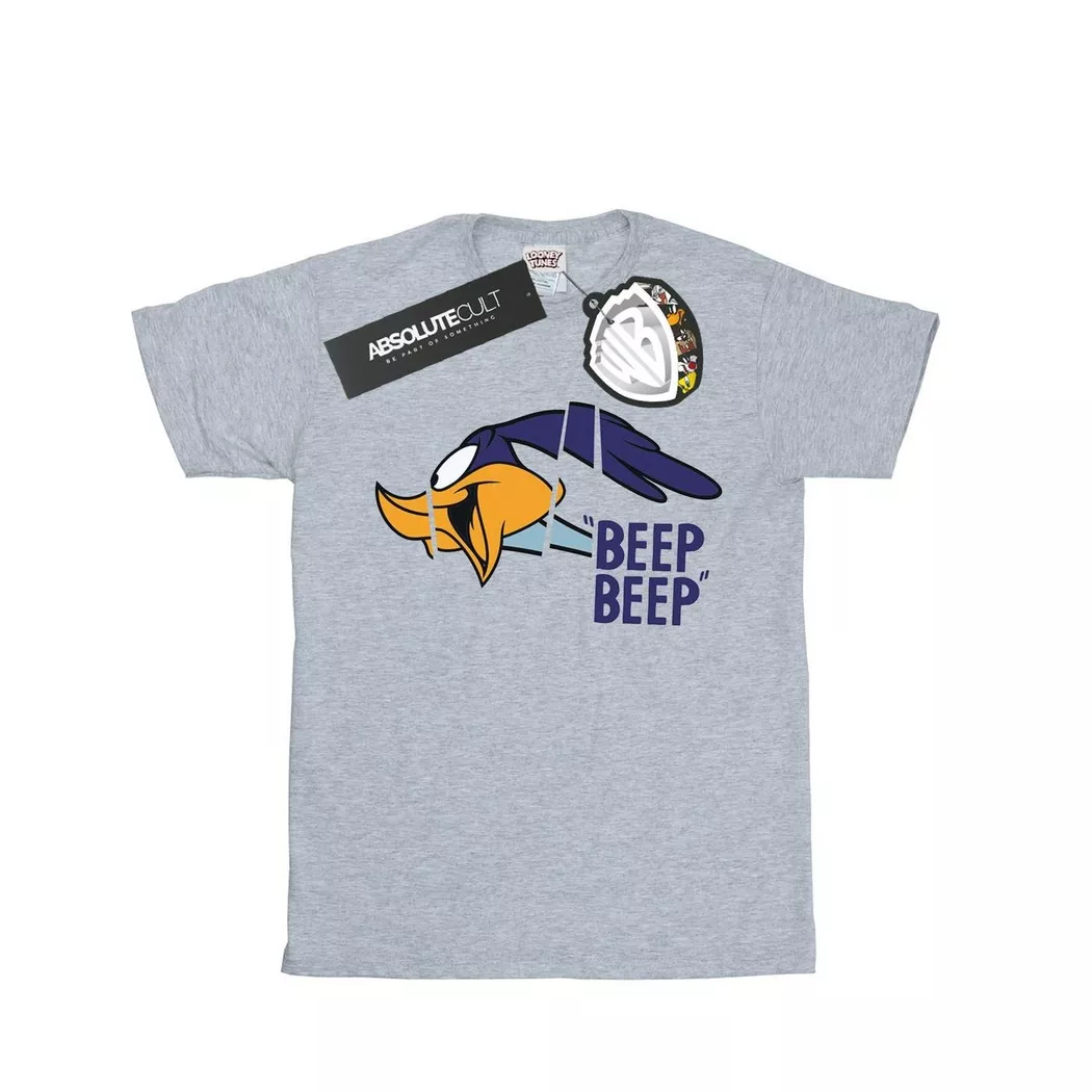 LOONEY TUNES - Beep TShirt, für Damen, Grau, Größe M