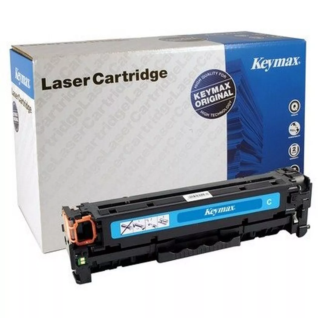 Keymax – RMC- Toner-Modul cyan CF381AKEY f. HP CLJ Pro M476 2700 S., One Size