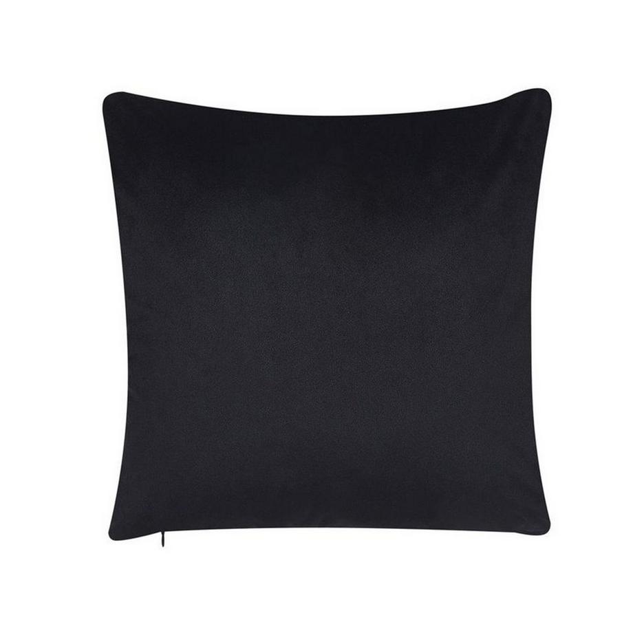 Beliani Dekokissen 2er Set aus Samtstoff Modern TOADFLAX  