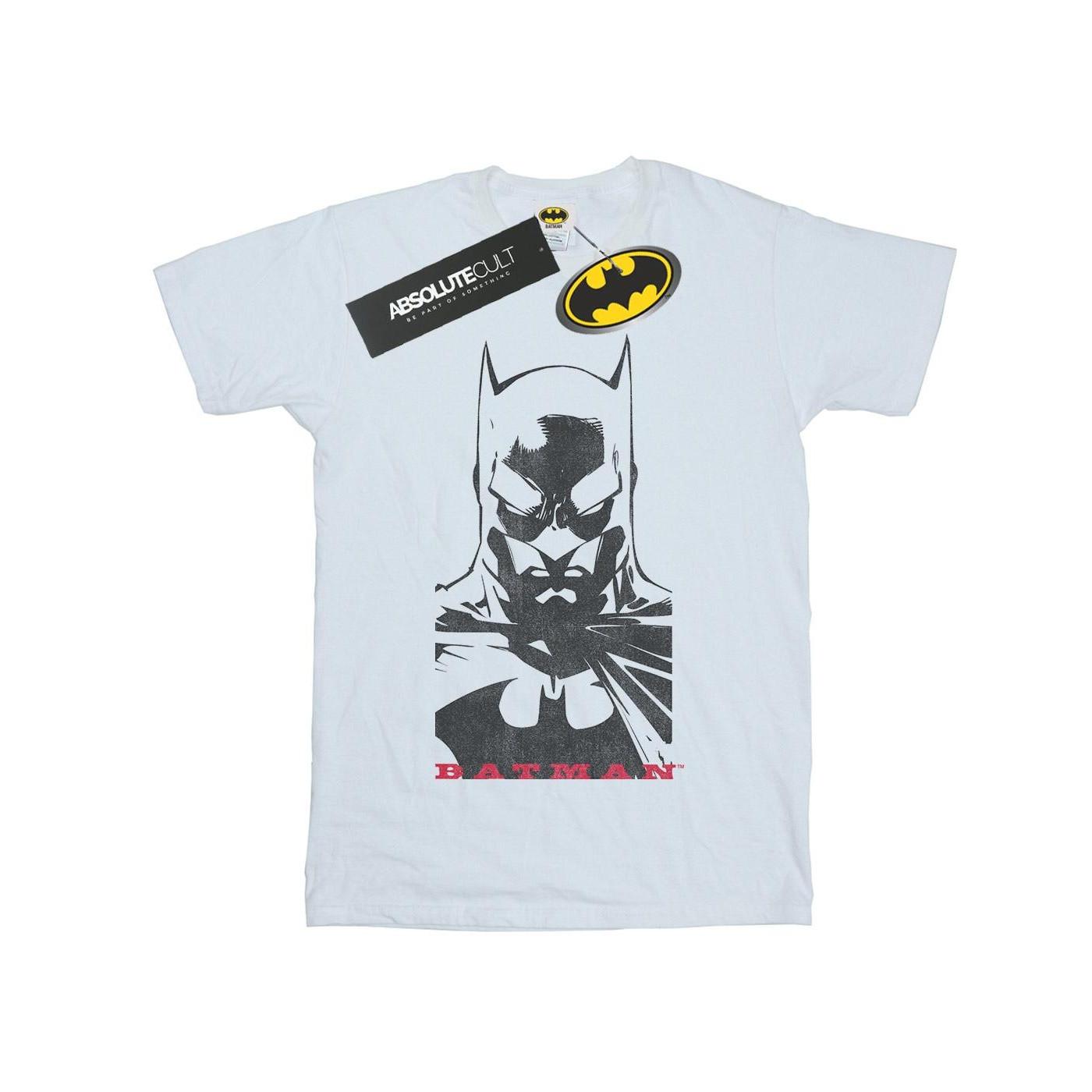 Image of Batman Solid Stare Tshirt Jungen Weiss 140/146