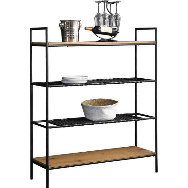 Image of Bücherregal Holzfurnier 110x34x129 Bücherregal Holzfurnier 110x34x129