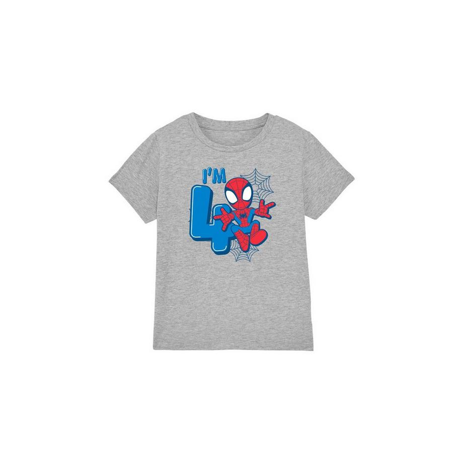 Tshirt 4ème anniversaire CUTE SPIDEY Enfant