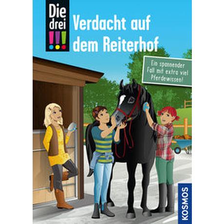 Die drei !!!, Verdacht auf dem Reiterhof Bender, Julie; Jansen, Andrea (Illustrationen) Copertina rigida 