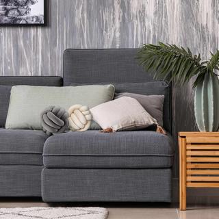 B2X Cuscino nodo tinta unita  