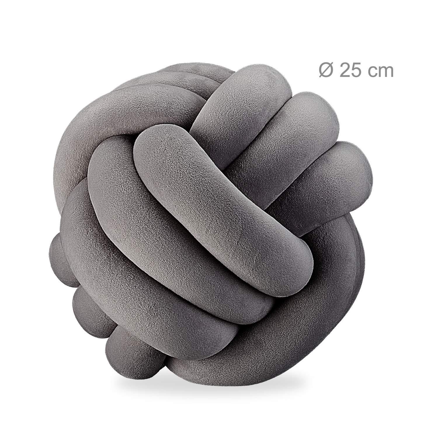 B2X Cuscino nodo tinta unita  