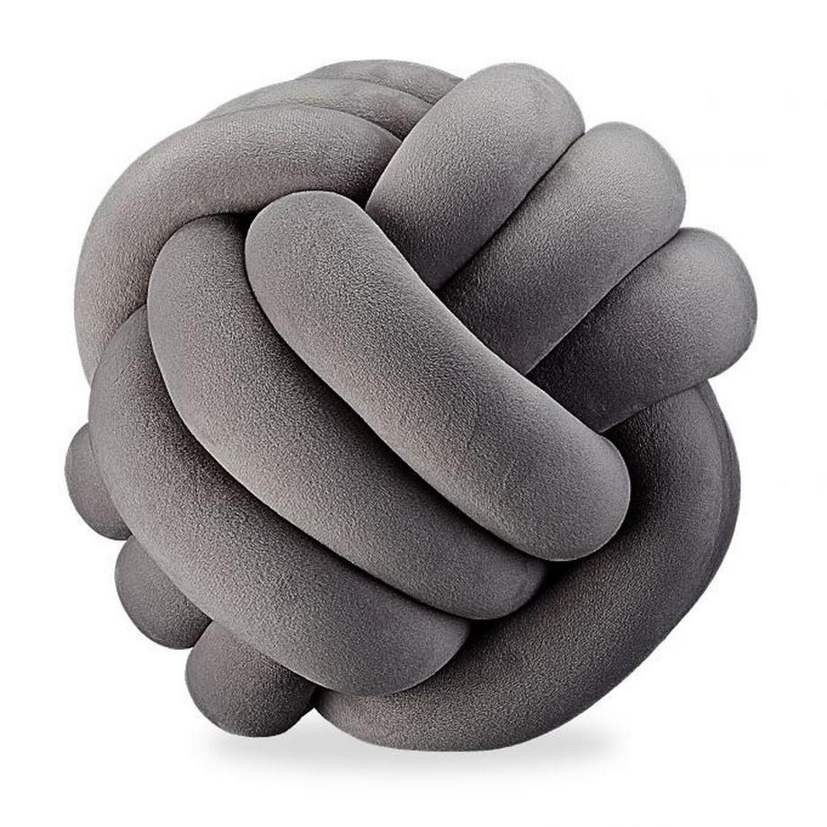 Knotenkissen einfarbig