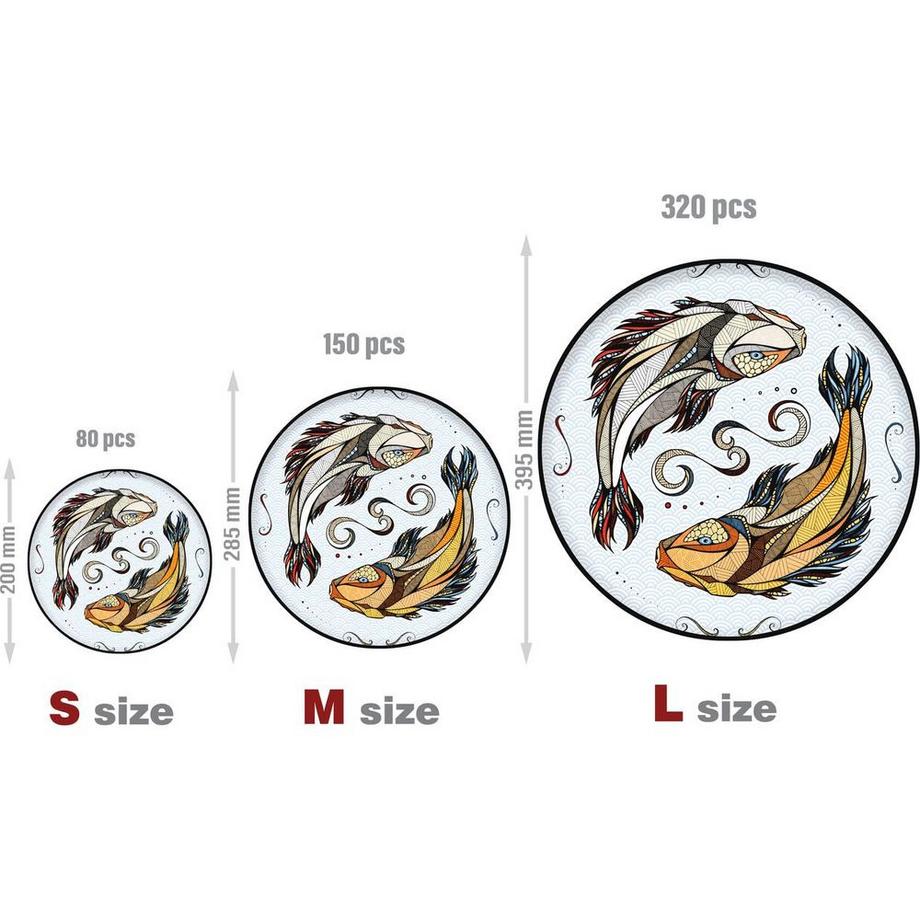 Eco Wood Art  Holz-Puzzle Koi 