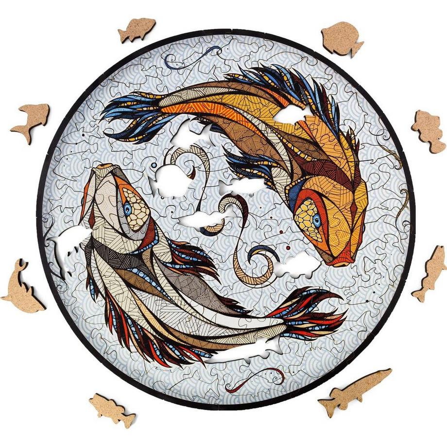 Puzzle en bois Koi pièces
