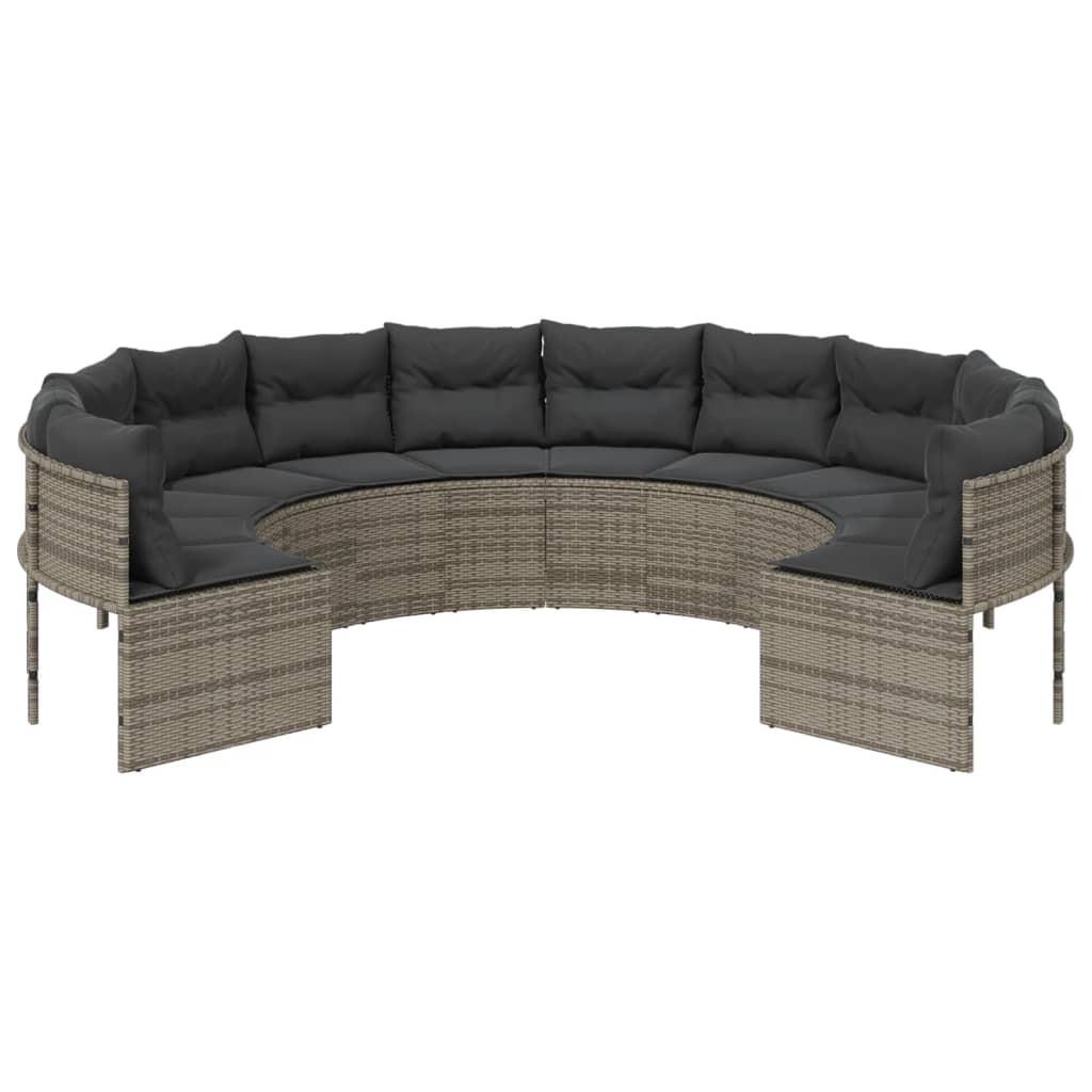 VidaXL Gartensofa poly-rattan  