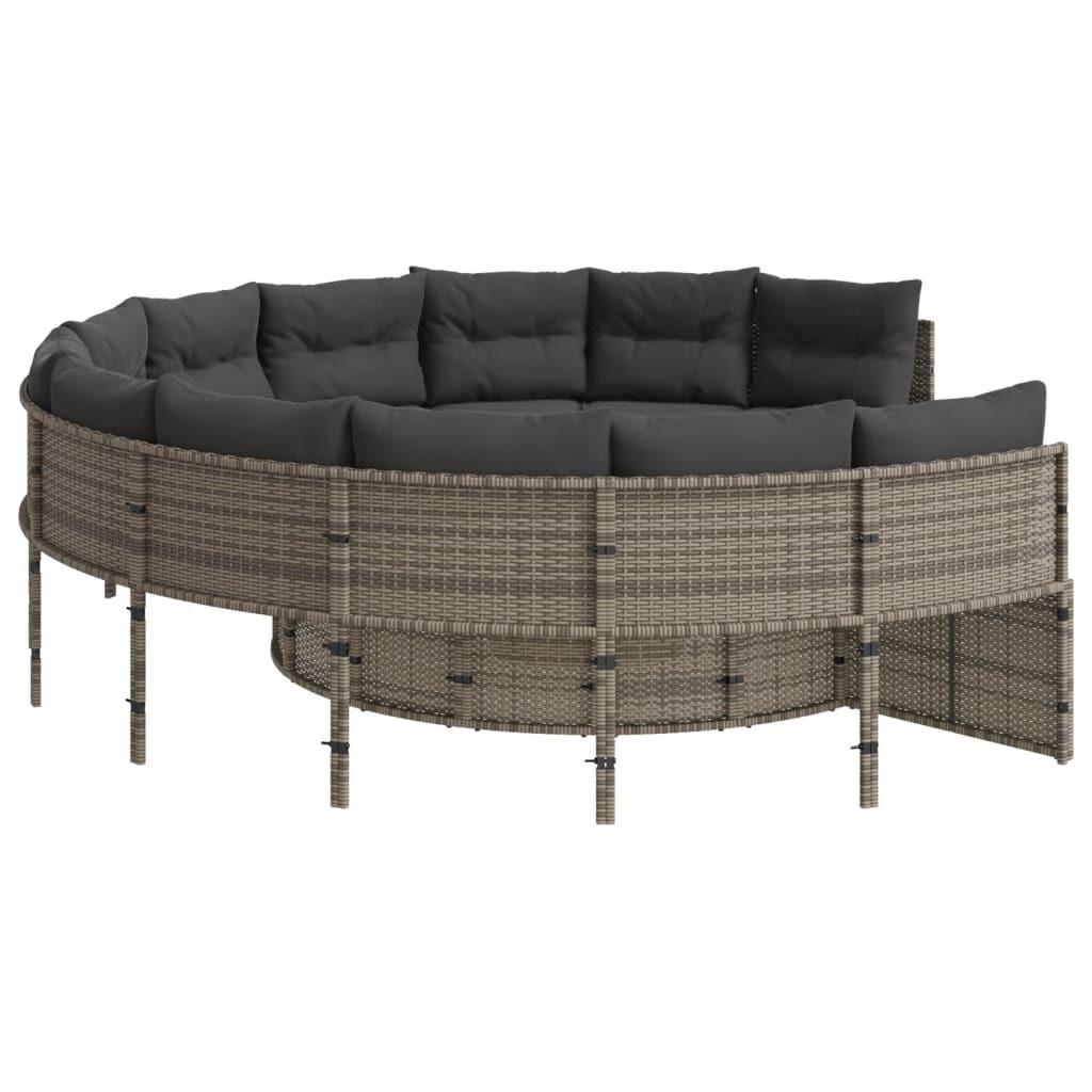 VidaXL Gartensofa poly-rattan  