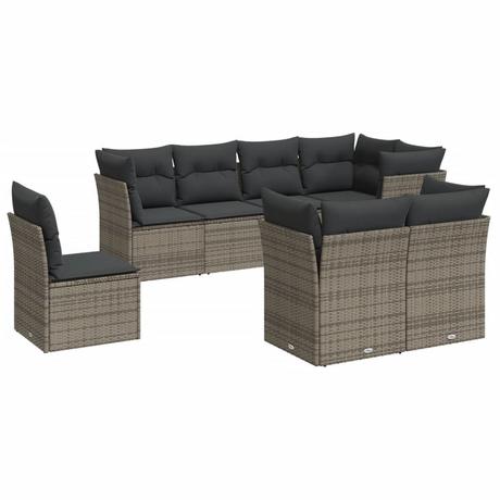 VidaXL Garten sofagarnitur poly-rattan  