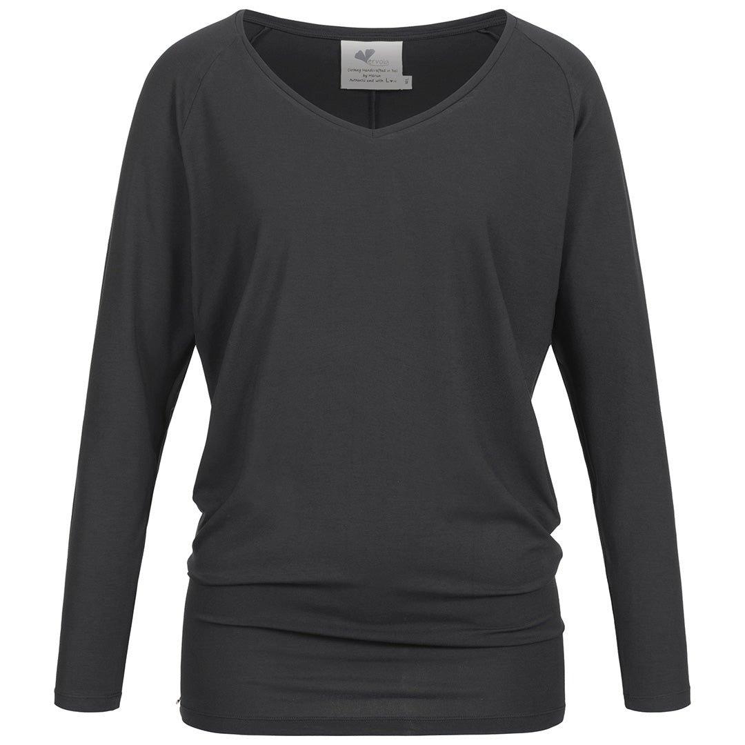 Image of Nachhaltiges Yoga Langarm Shirt 'sleevy' Damen Schwarz M