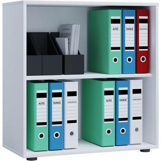 VCM Holz Büro Stand Regal Bücher Ordner Aktenregal Ordnerregal Bücherregal Lona 2f  