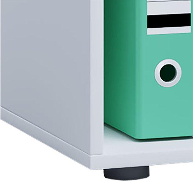 VCM Holz Büro Stand Regal Bücher Ordner Aktenregal Ordnerregal Bücherregal Lona 2f  