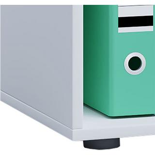 VCM Holz Büro Stand Regal Bücher Ordner Aktenregal Ordnerregal Bücherregal Lona 2f  