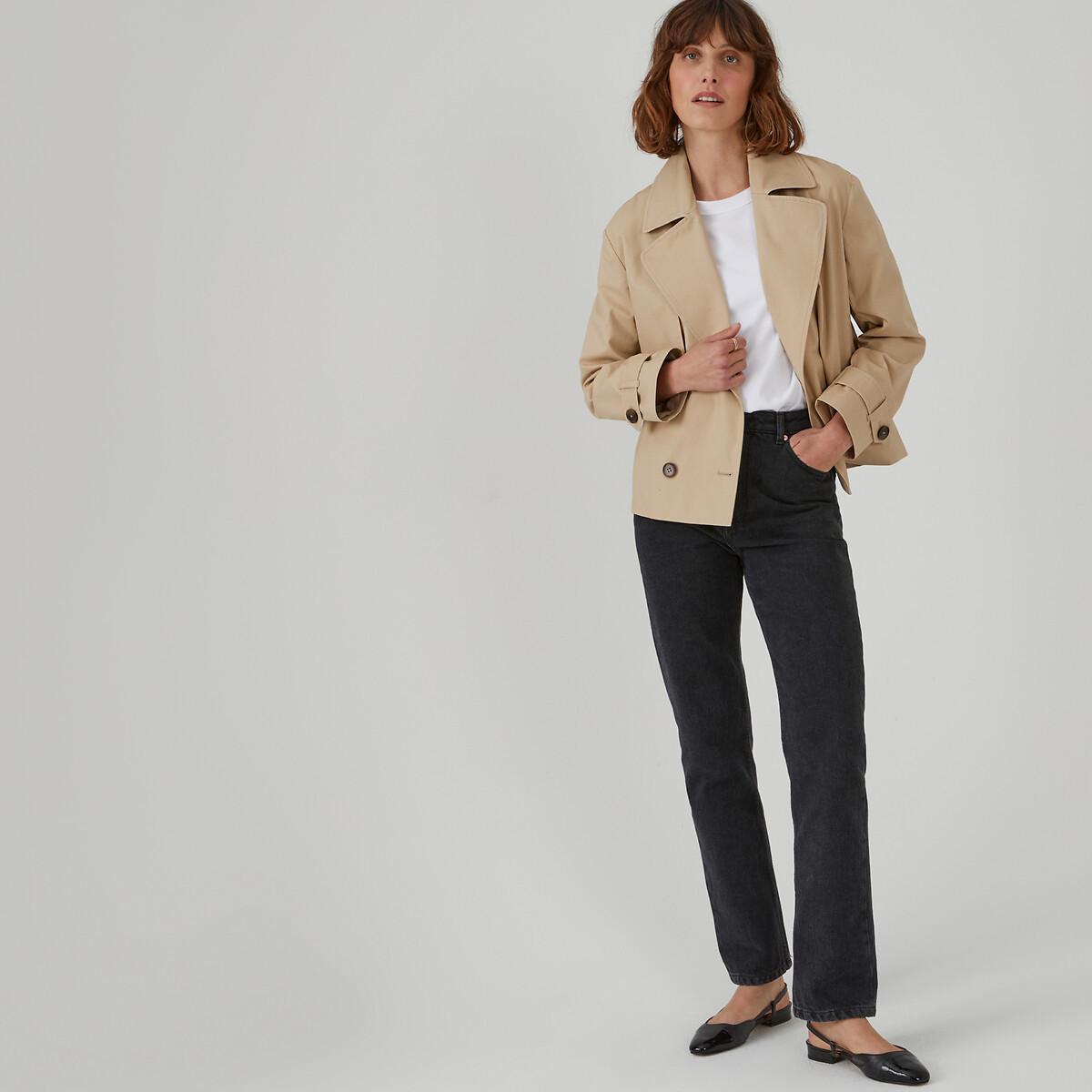 La Redoute Collections  Kurzer Trenchcoat mit Knopfverschluss 