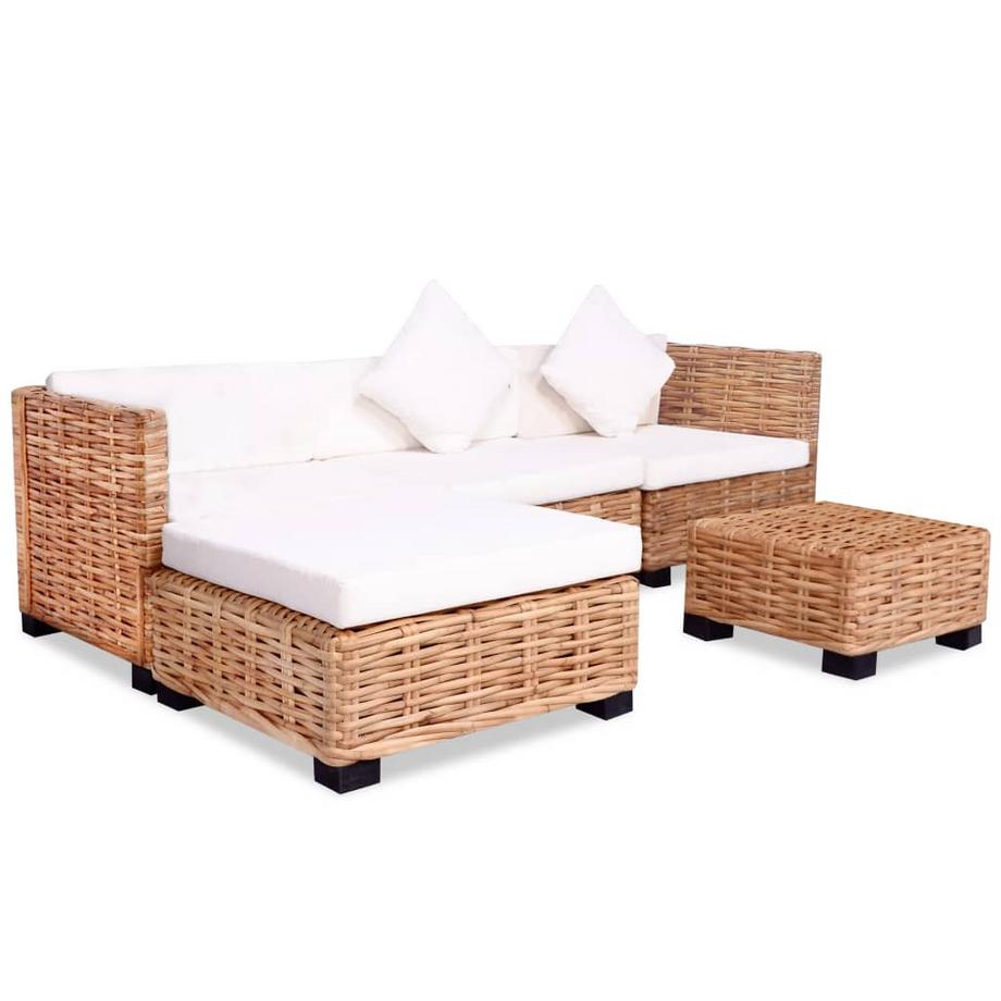 VidaXL Ensemble de canapés rotin  