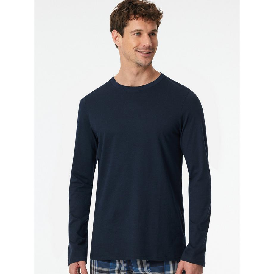 Schiesser Mix + Relax Langarm Pyjamaoberteil  