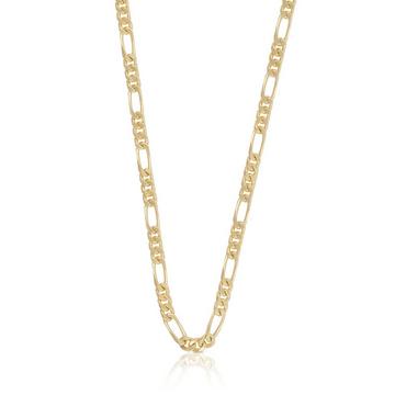 Collier Figaro Gelbgold 375, 4mm, 45cm